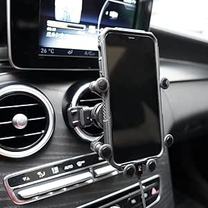 X-Rnio Car Phone Holder Mount Compatible with Mercedes Benz C-Class, E-Class,S-Class,B-Class,A-Class, GLC/GLE/GLS/GLB/GLA-Class 2016-2023 & Mini Cooper, Mercedes Benz Accessories