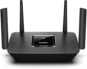 Linksys MR8300 Tri-Band MU-MIMO Mesh WiFi Router (AC2200, 4 Gigabit Ethernet Ports, Fast Wireless Router)