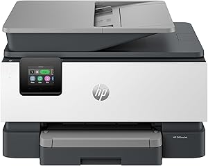HP OfficeJet Pro 9123 All-in-One Printer – Wireless, Automatic document feeder, Two-sided printing, Two-sided scanning, Scan to PDF/Email, Touchscreen