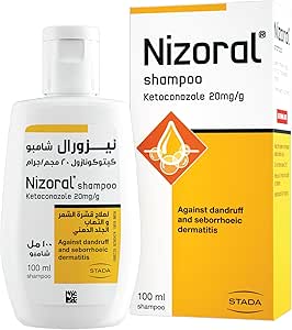 Nizoral Ketoconazole Anti-Dandruff Treatment Shampoo, 100 ml, Effective Dandruff Treatment, Works from the first wash, Clinically proven Ketoconazole Shampoo to relieve Itchy Scalp
