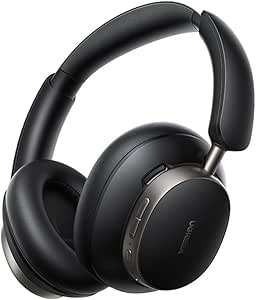 UGREEN STUDIO PRO HiTune Max6 Headphones Wireless, 120H Playtime, Adaptive Noise Cancelling, Hi-Res Sound Bluetooth 6.0 Over-ear Headsets, Custom EQ via App, Foldable Retractable Earphones