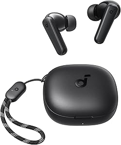 soundcore Anker P20i Bluetooth Earphones, 10mm Drivers with Big Bass True Wireless Earbuds, Bluetooth 5.3, 30H Playtime, IPX5, 2 Mics for AI Clear Calls, 22 Preset EQs, Customization via App