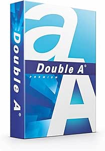Double A – Printer Copy Paper, Size A4, GSM 80, 500 Pages Ream – White