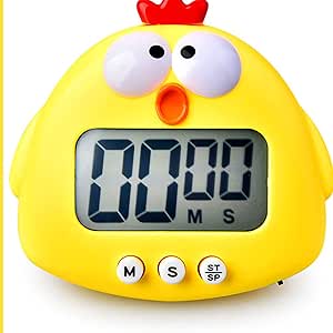 Animal Timer, Magnetic Digital Timer with Cartoon Animal Shape, 100 Minutes Countdown Timer, for Kitchen（01）