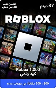 Roblox Digital Gift Code for 800 + Extra 200 bonus Robux [Redeem Worldwide – Includes Exclusive Virtual Item] [Online Game Code]