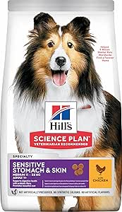 Hill’s Science Plan Sensitive Stomach & Skin Medium Adult Dog Food With Chicken 14Kg