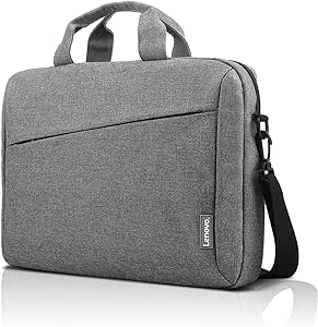 Lenovo Laptop Carrying Case T210, Fits For 15.6-Inch And Tablet, Sleek Design, Durable Water-Repellent Fabric, Business Casual Or School, Gx40Q17231 – Grey (Upgraded)