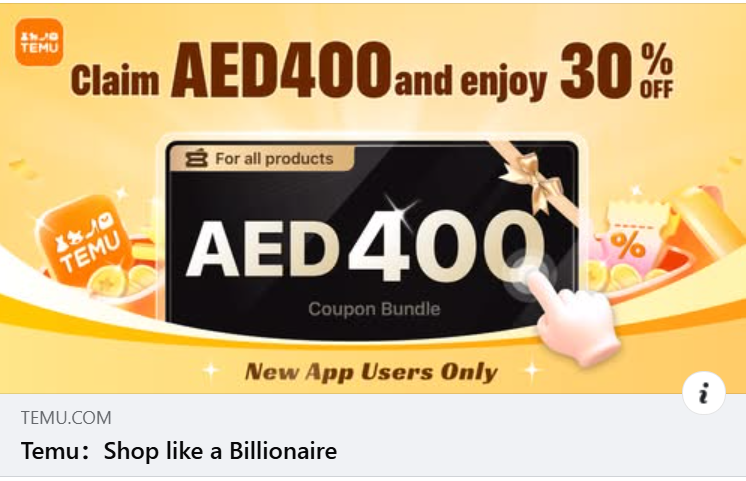 ⭐️ Get Your AED400 Coupon Bundle Now!